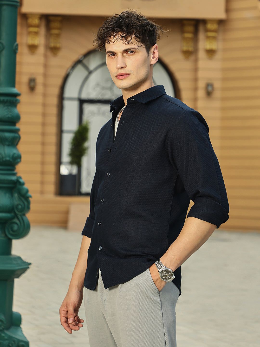 Slanted-Trough Shirt