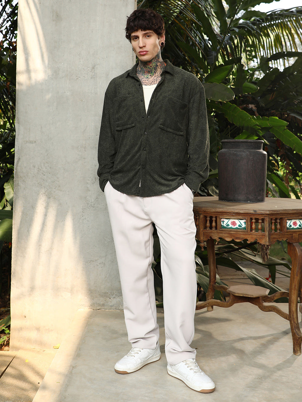 Axisline Utility-Relaxed Shirt