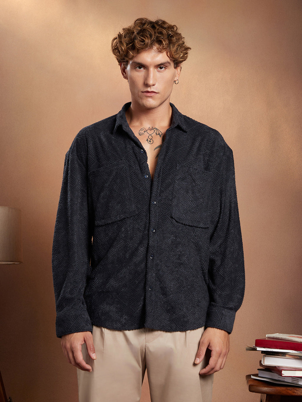 Axisline Utility-Relaxed Shirt