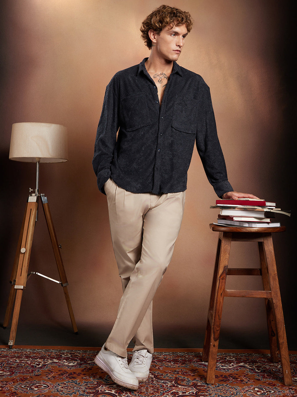 Axisline Utility-Relaxed Shirt