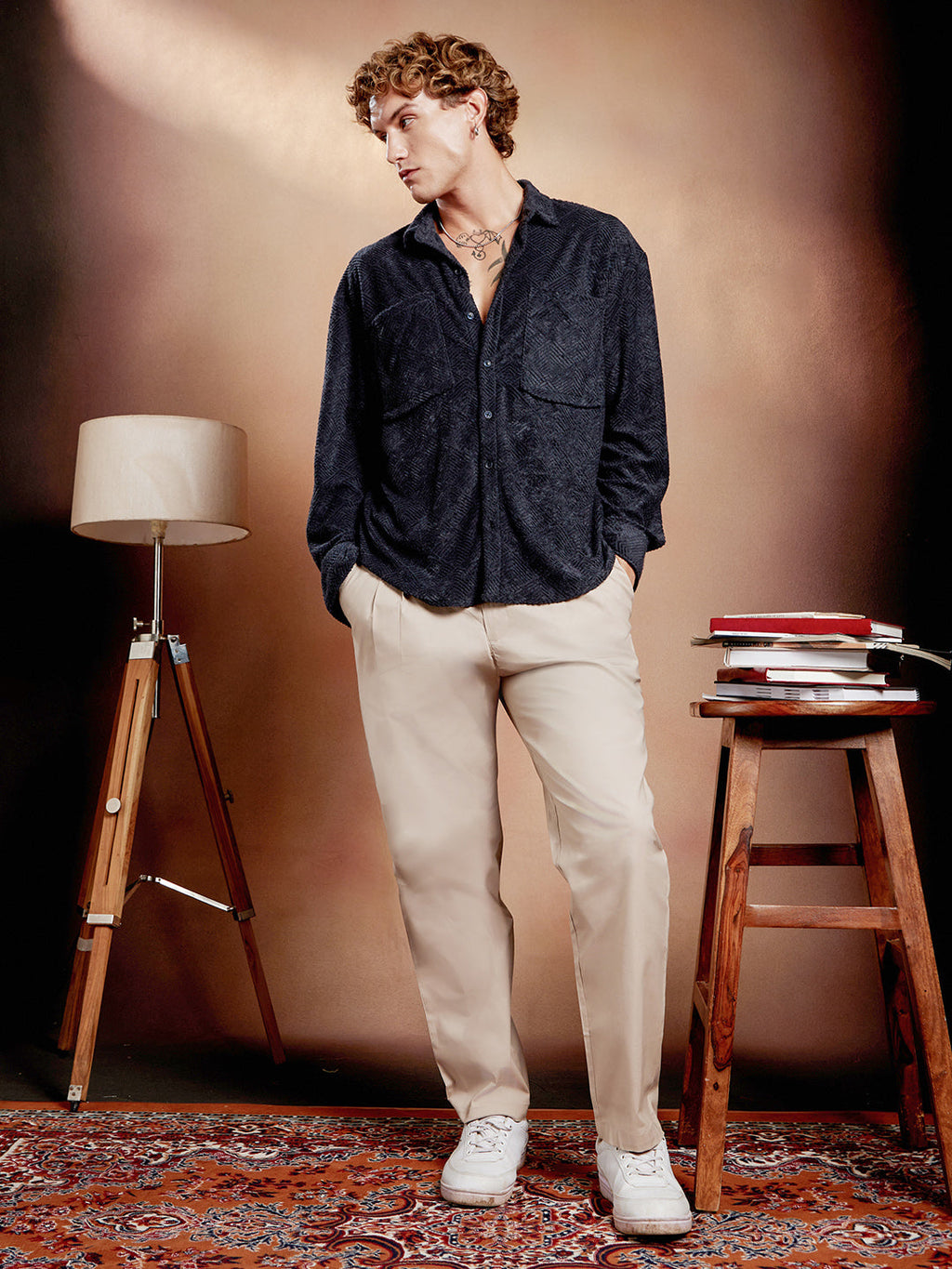 Axisline Utility-Relaxed Shirt