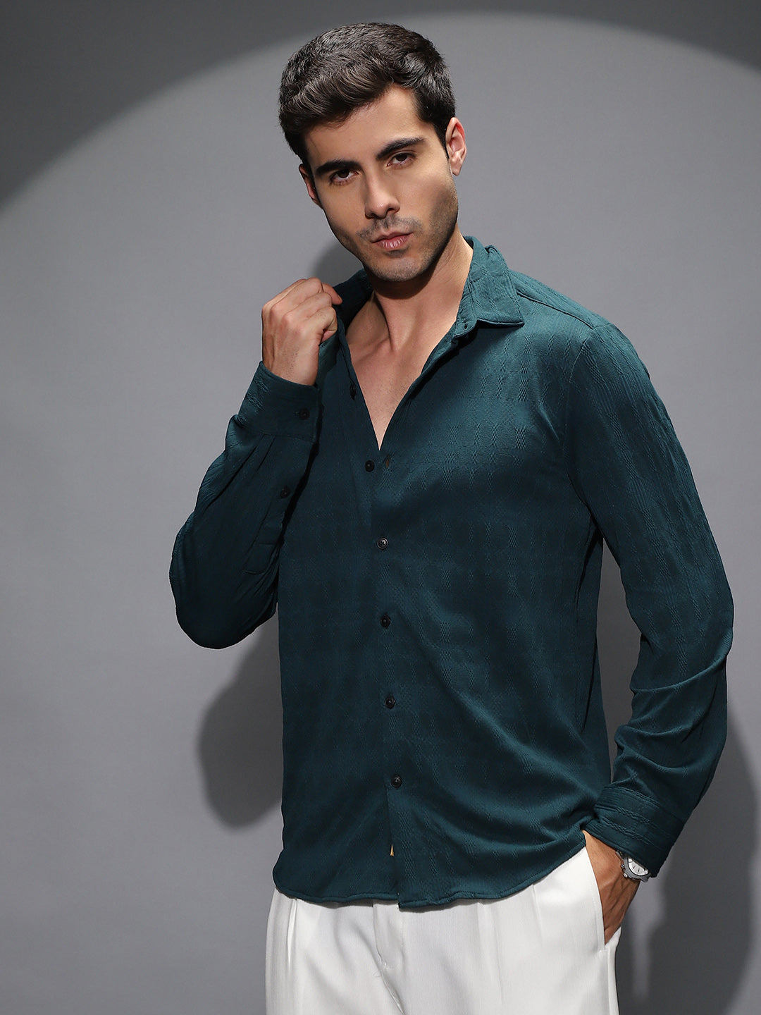 Braided-Knot Tactile Shirt