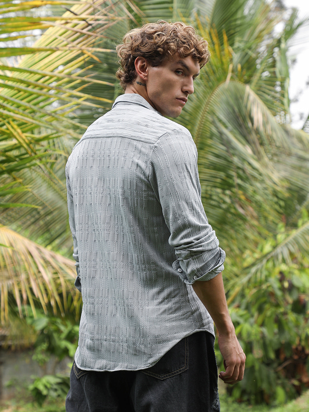 Braided-Knot Tactile Shirt