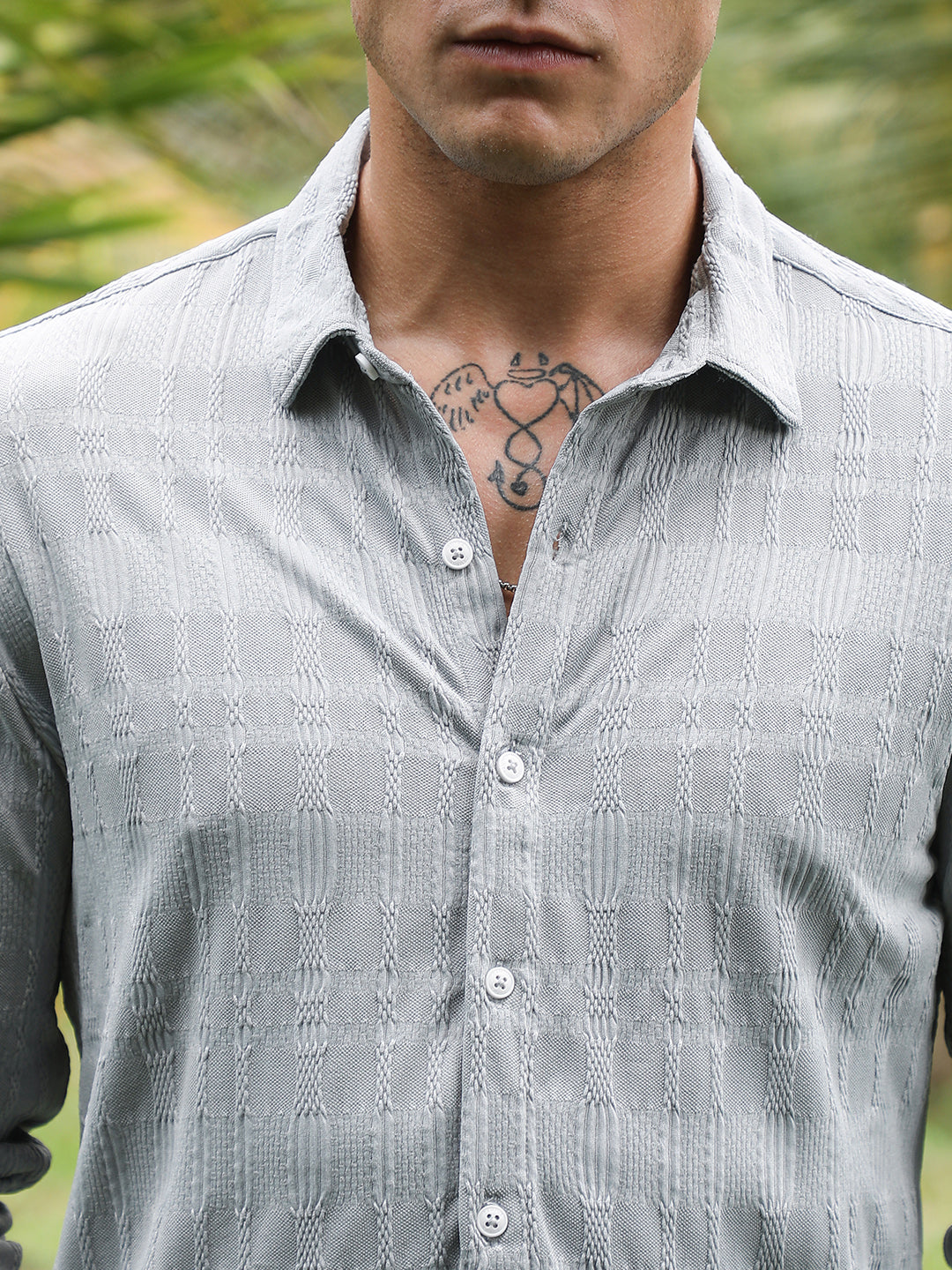 Braided-Knot Tactile Shirt