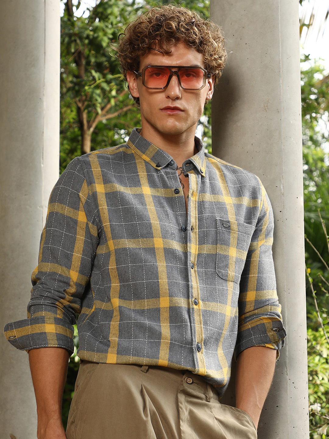 Bi-Check Regular Shirt