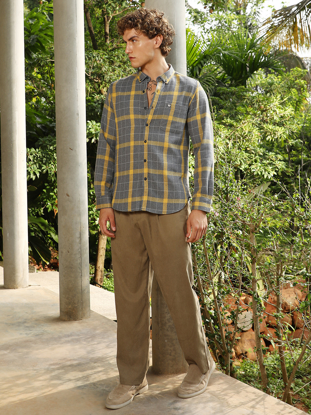 Bi-Check Regular Shirt