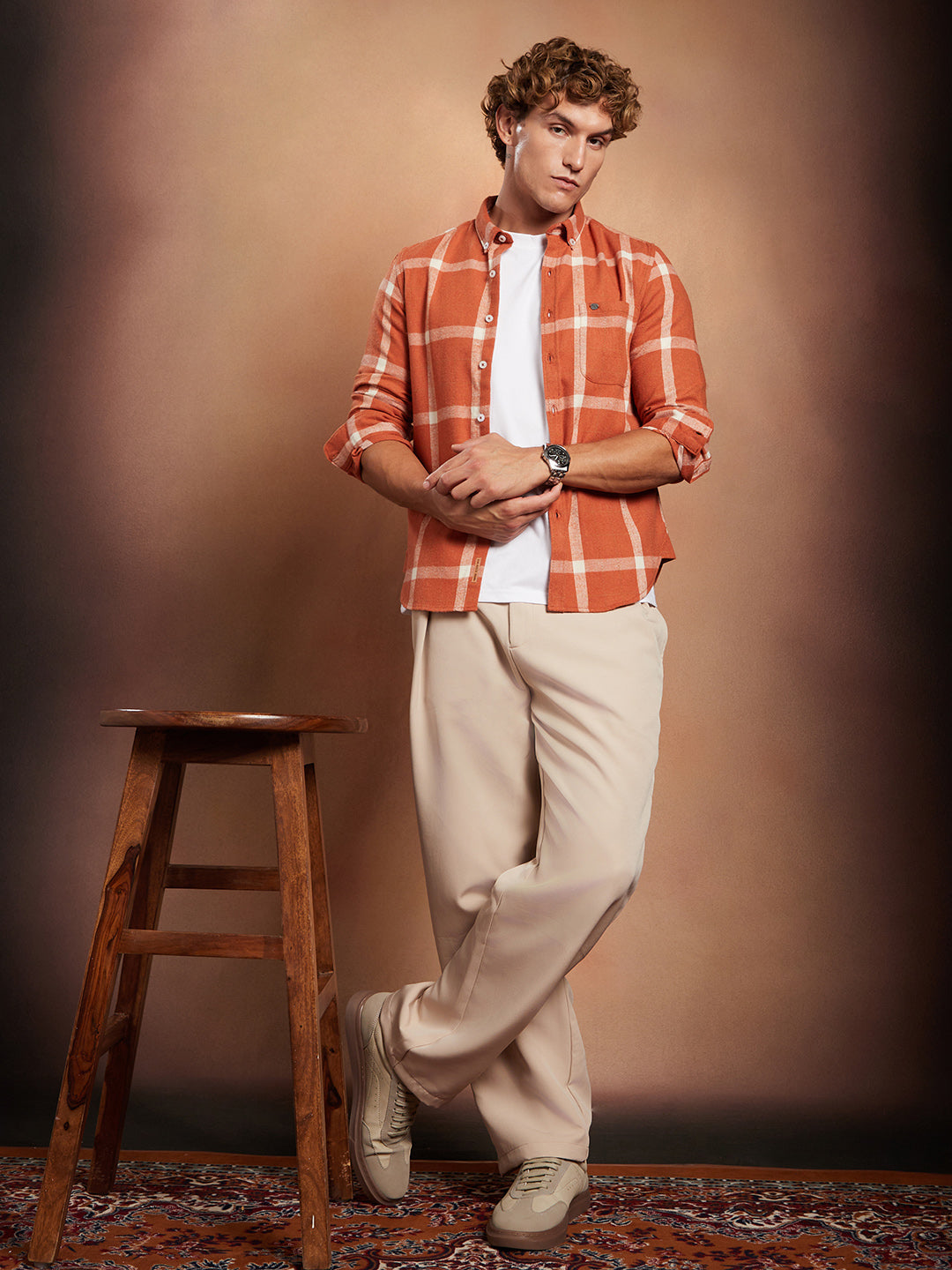 Shepherd-Check Regular Shirt