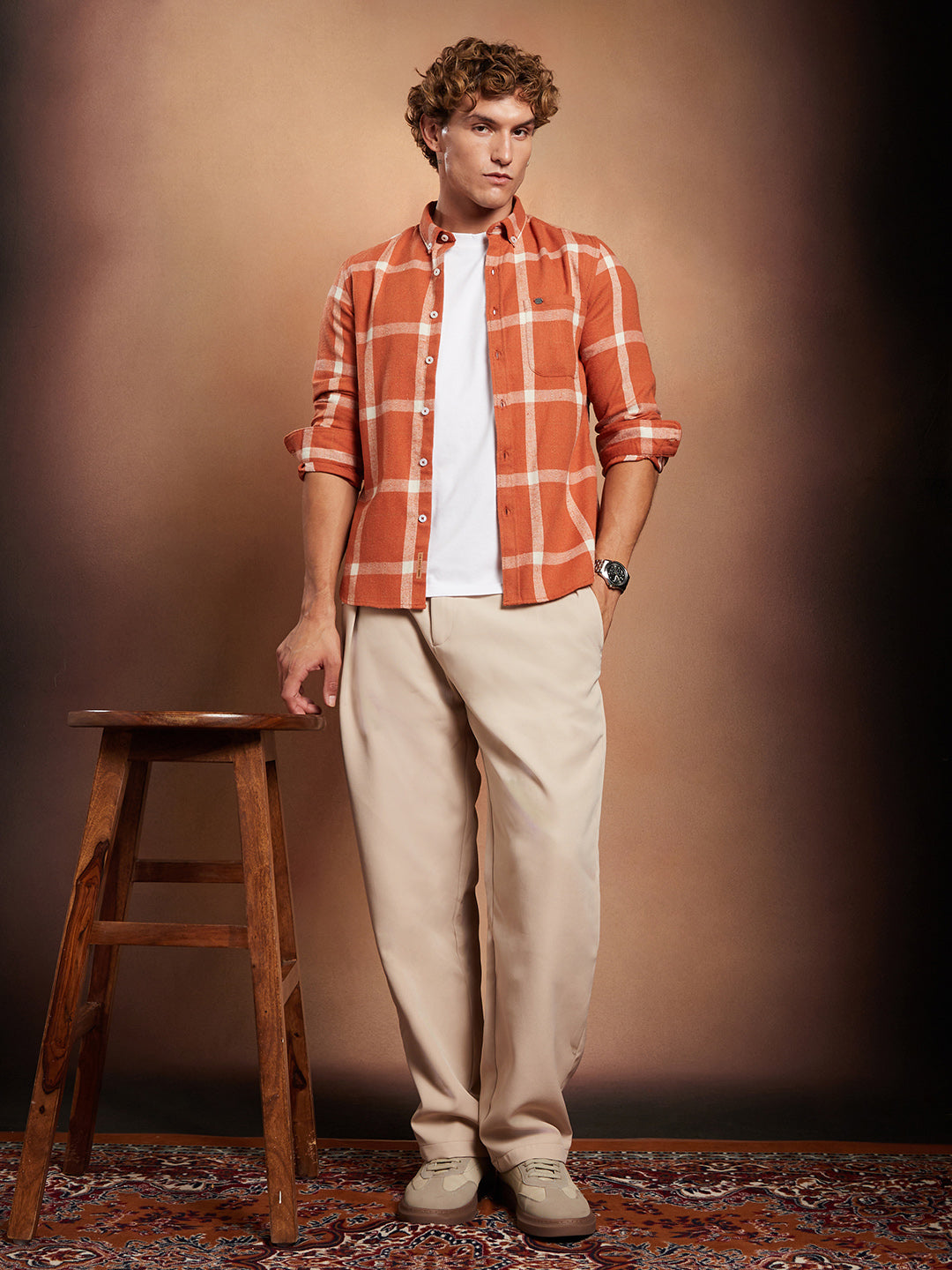 Shepherd-Check Regular Shirt