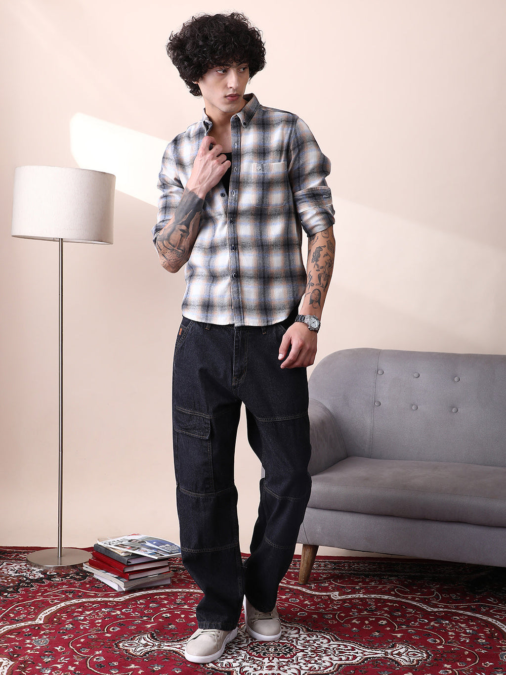 Gradient-Graph Regular Shirt