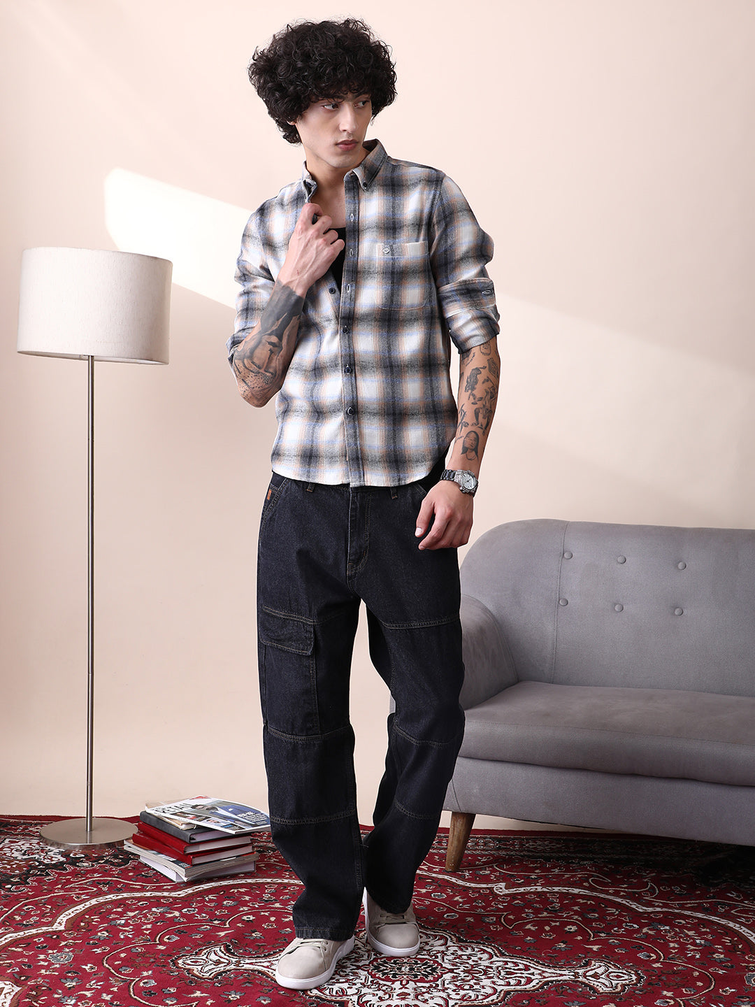 Gradient-Graph Regular Shirt