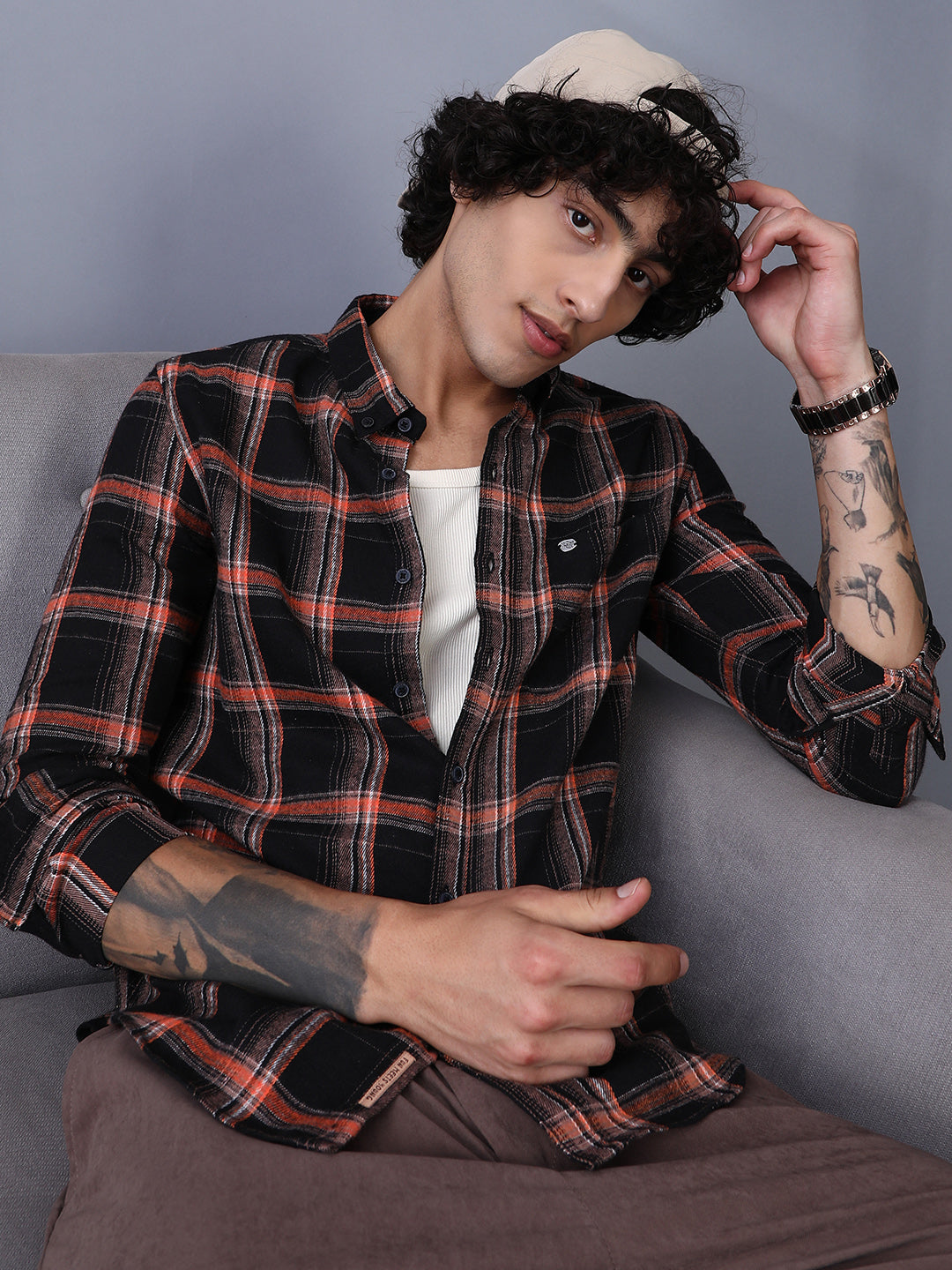 Shadow-Graph Regular Shirt