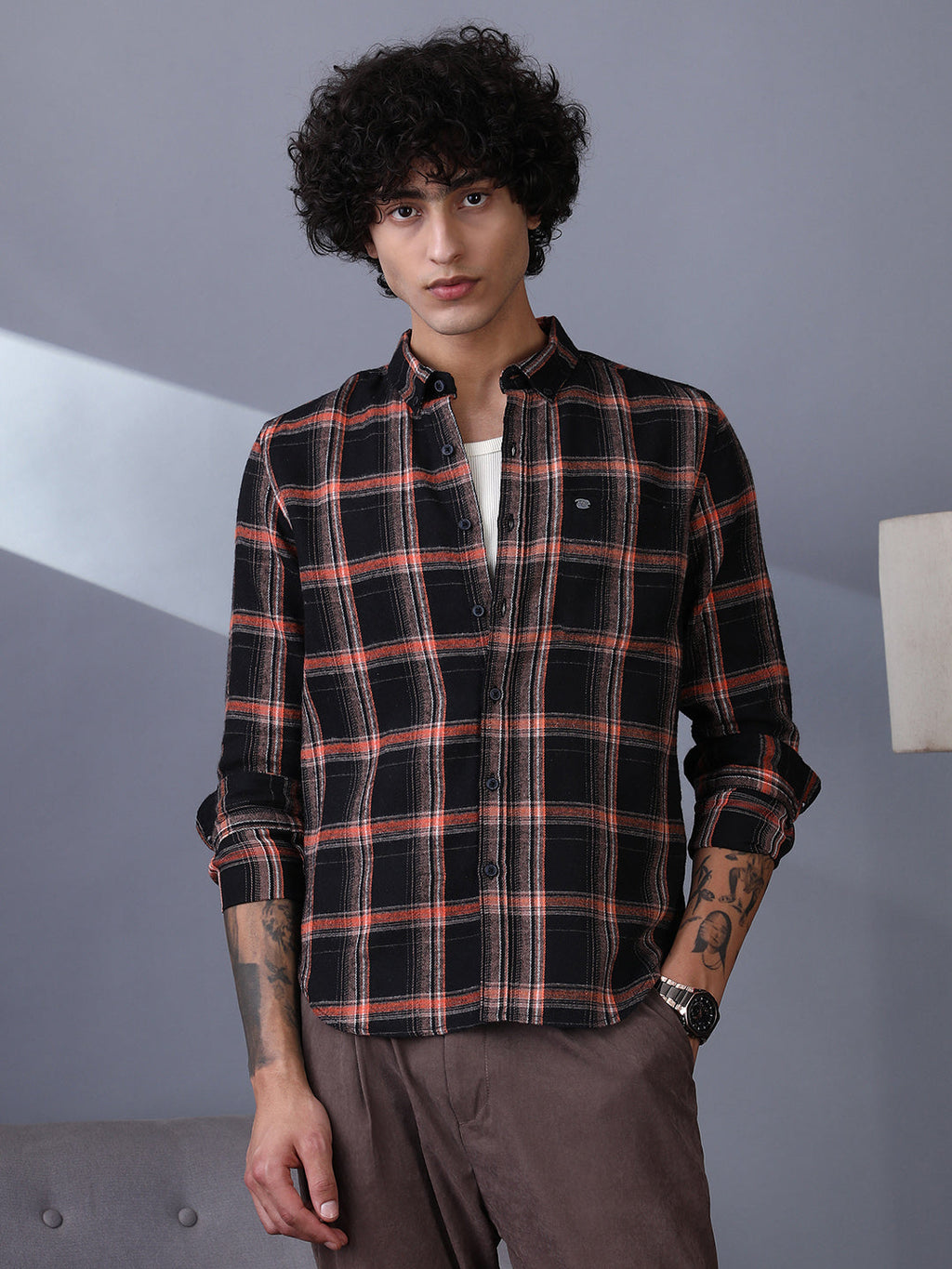 Shadow-Graph Regular Shirt