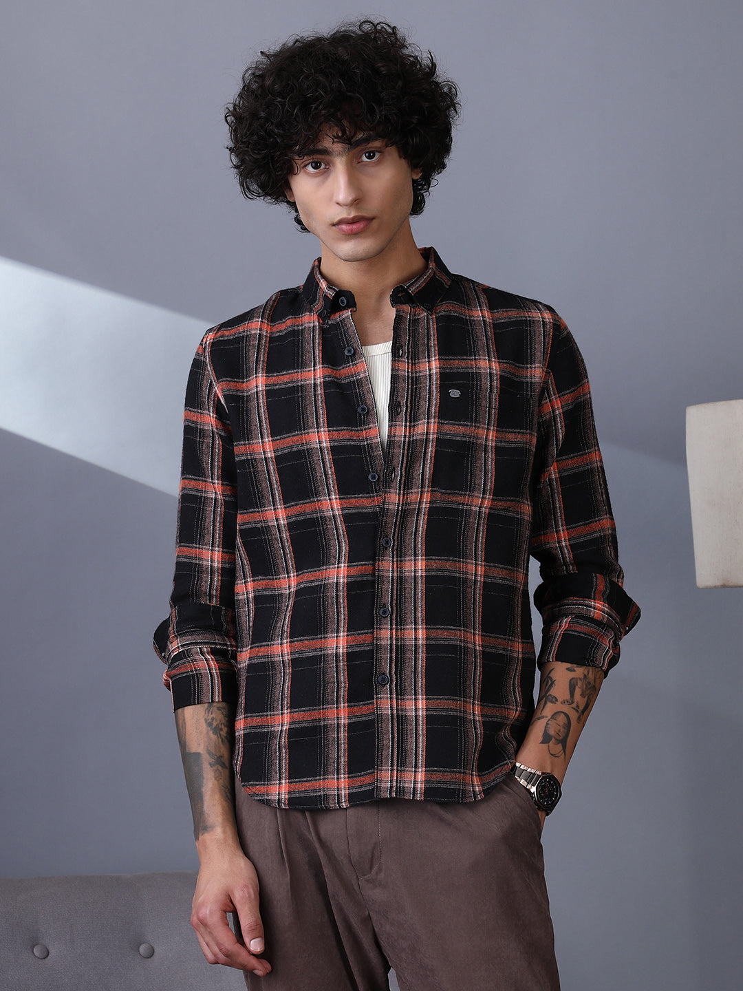 Shadow-Graph Regular Shirt