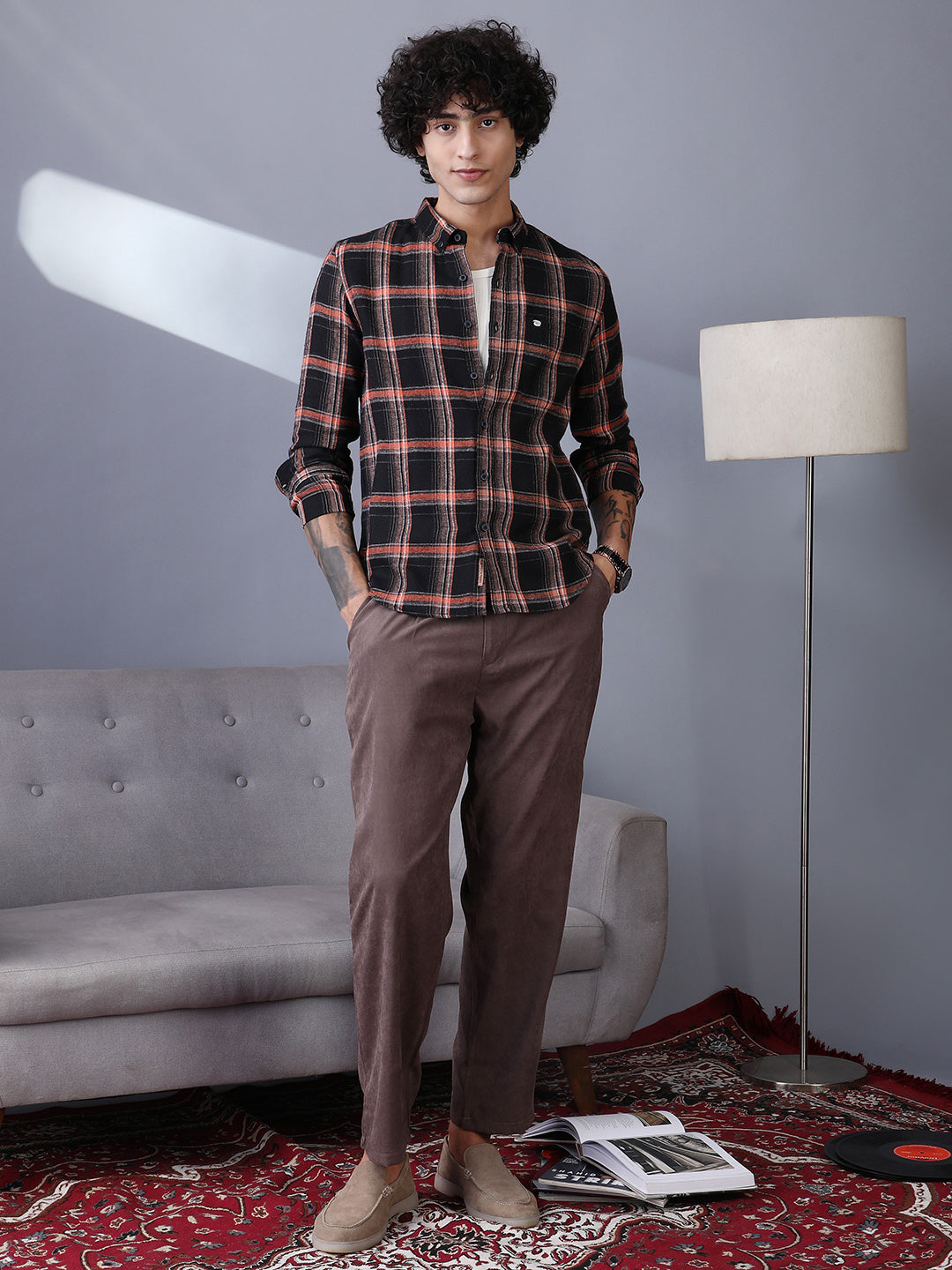 Shadow-Graph Regular Shirt