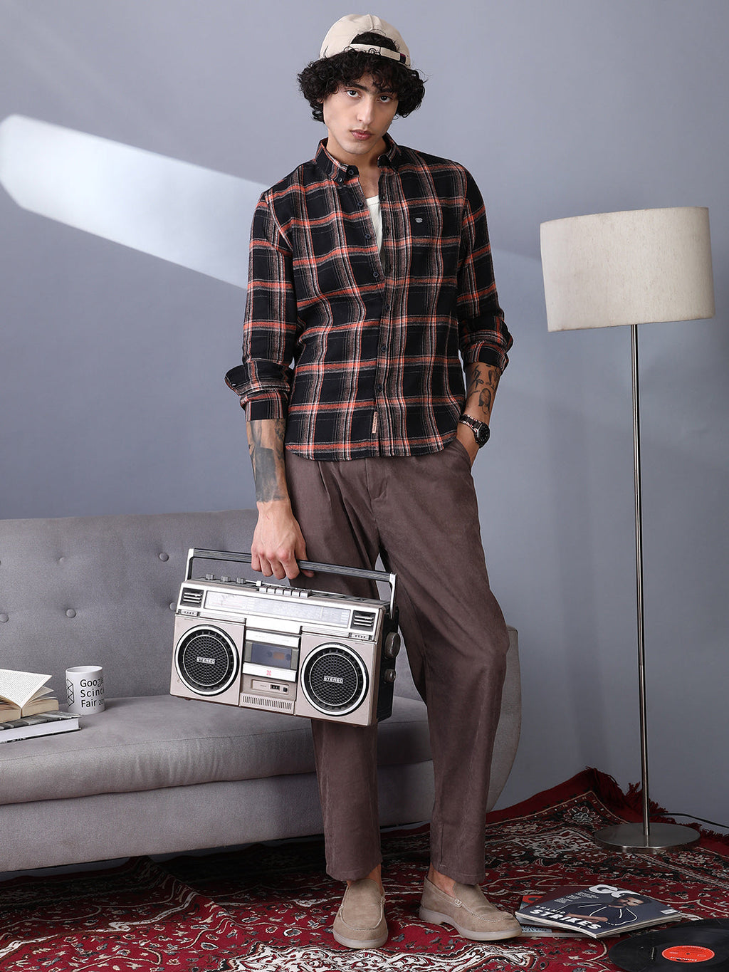 Shadow-Graph Regular Shirt