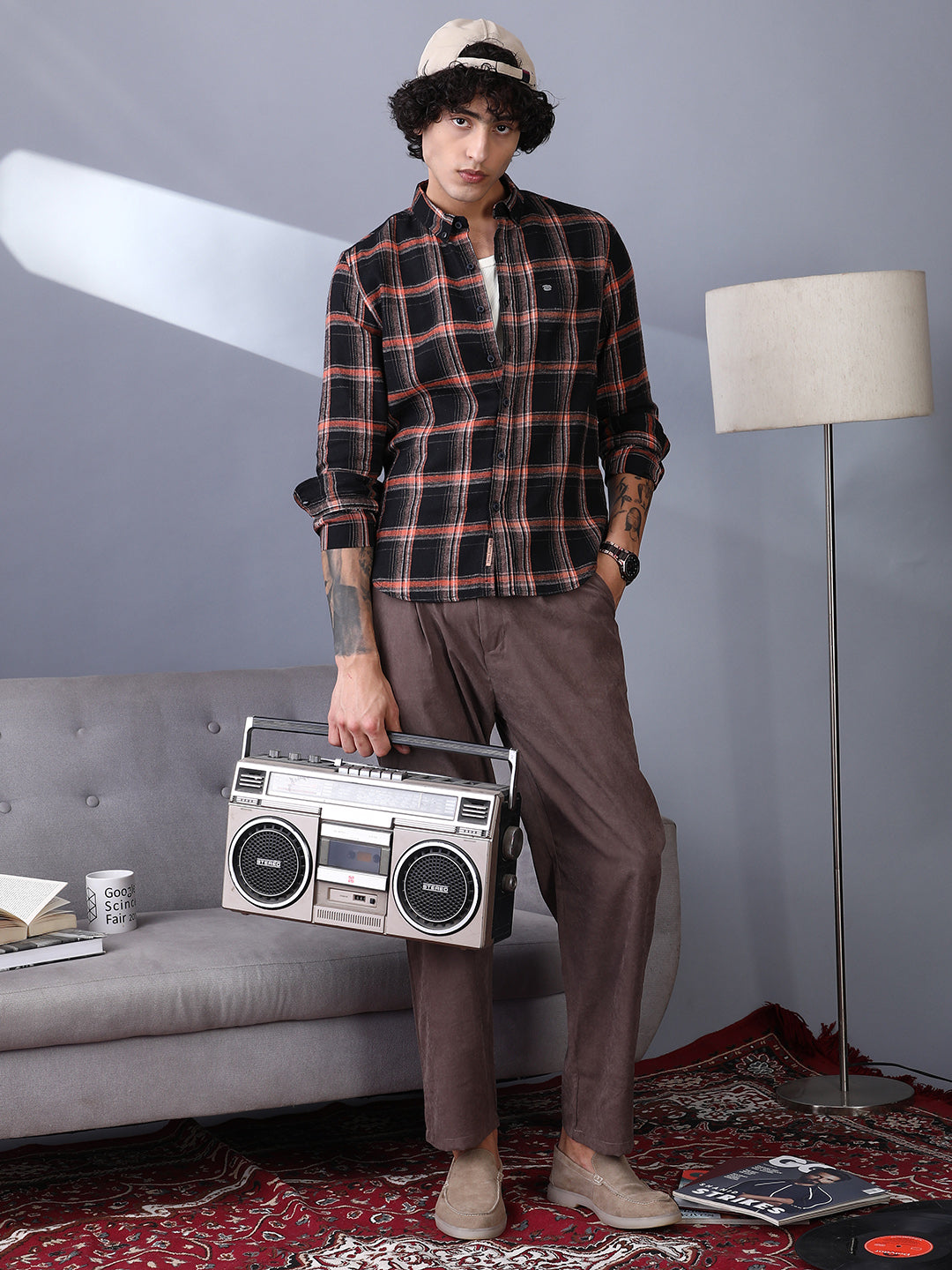 Shadow-Graph Regular Shirt