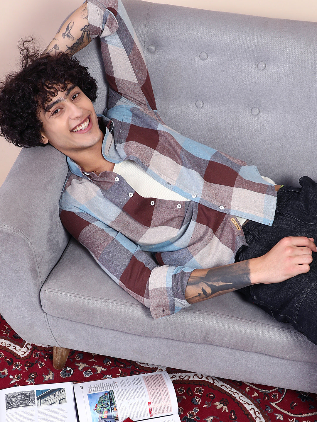 Buffalo-Block Regular Shirt