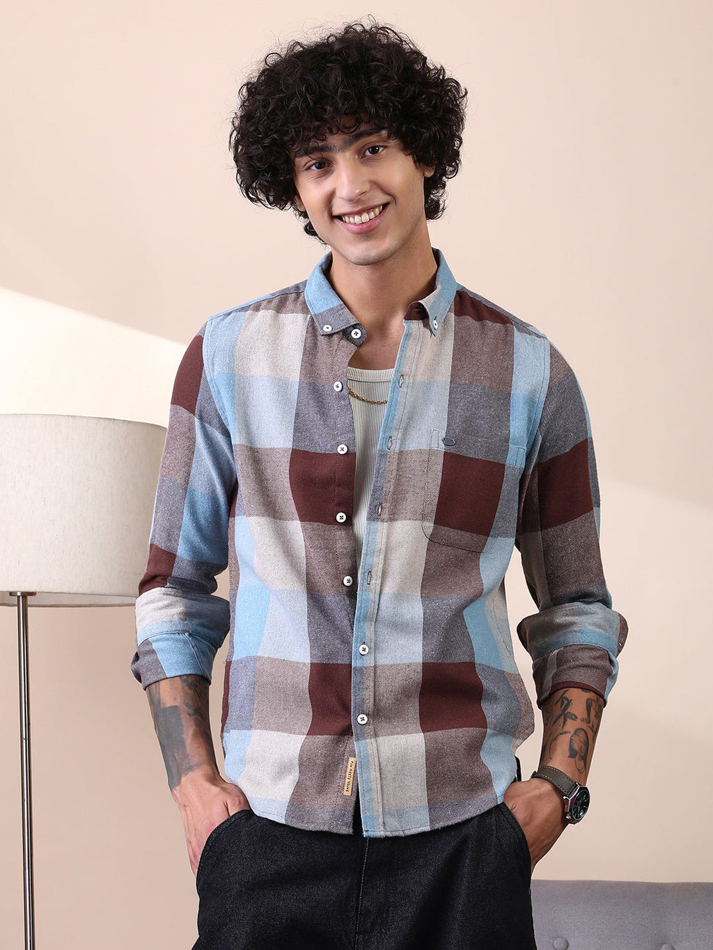 Buffalo-Block Regular Shirt