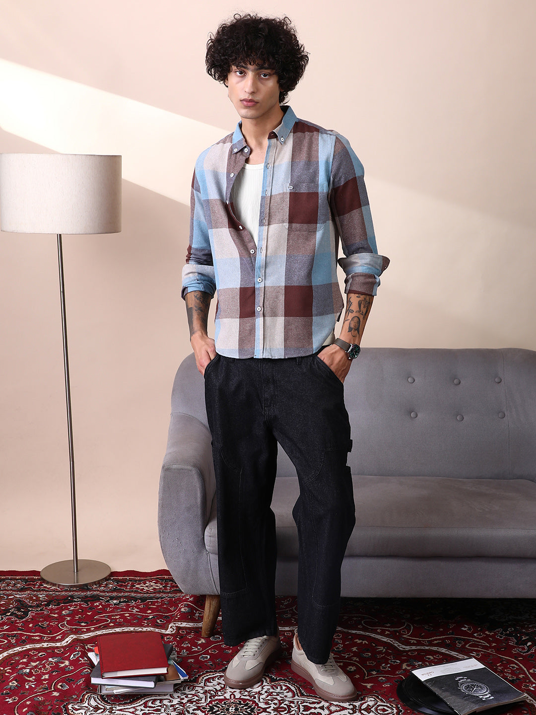 Buffalo-Block Regular Shirt