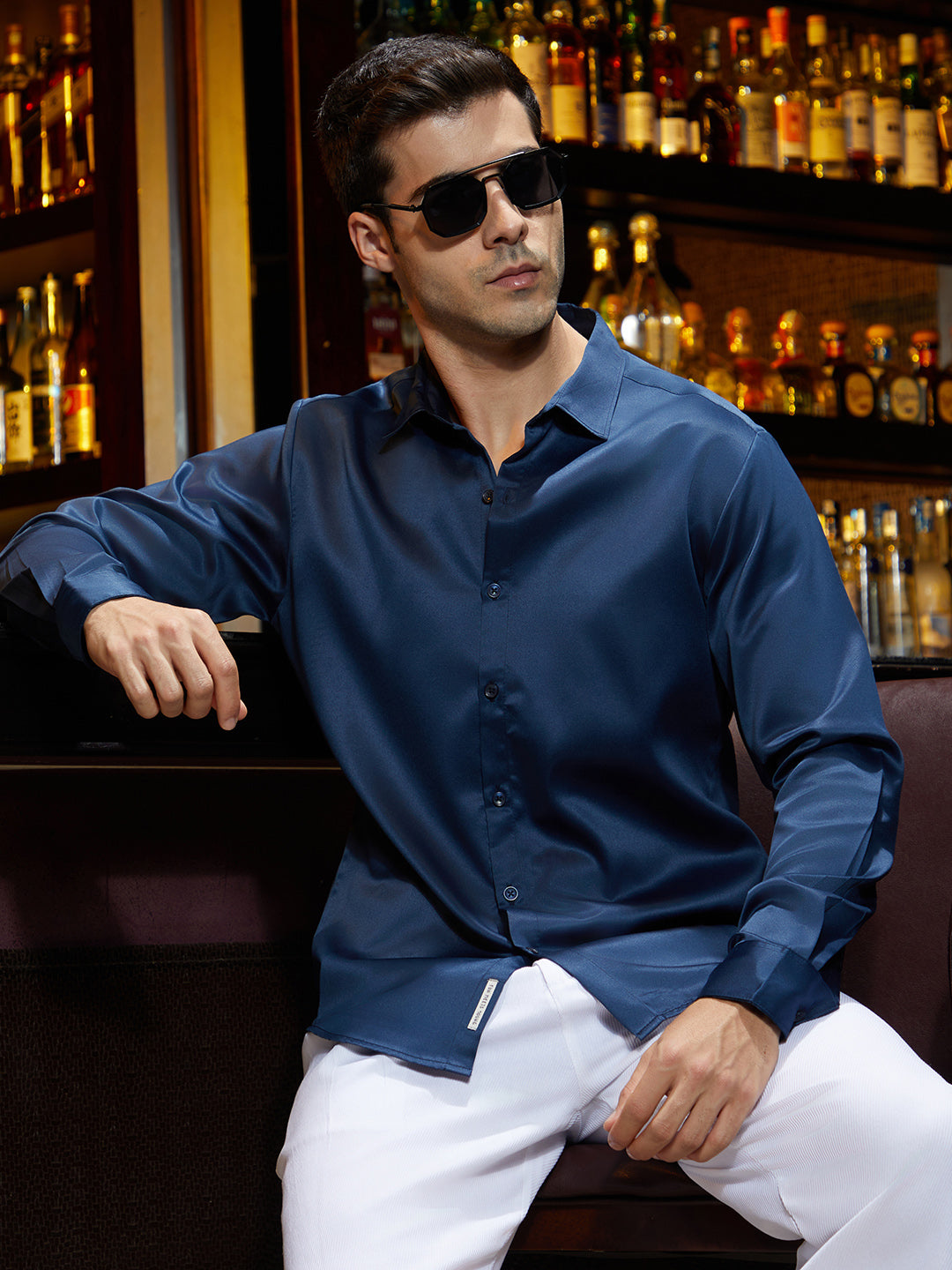 Satin Solid Shirt
