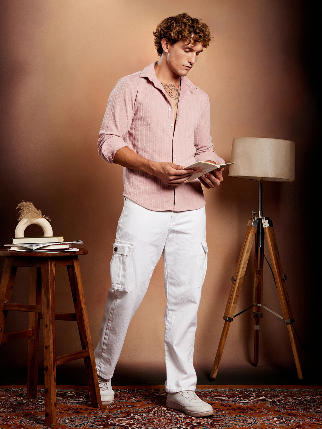 Parallel-Crease Tactile Shirt