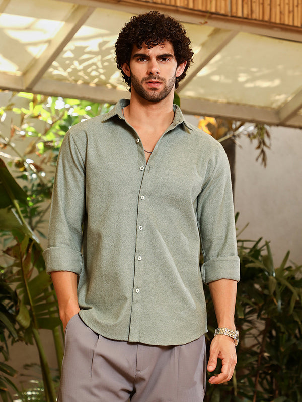 Gauzy-Woven Shirt