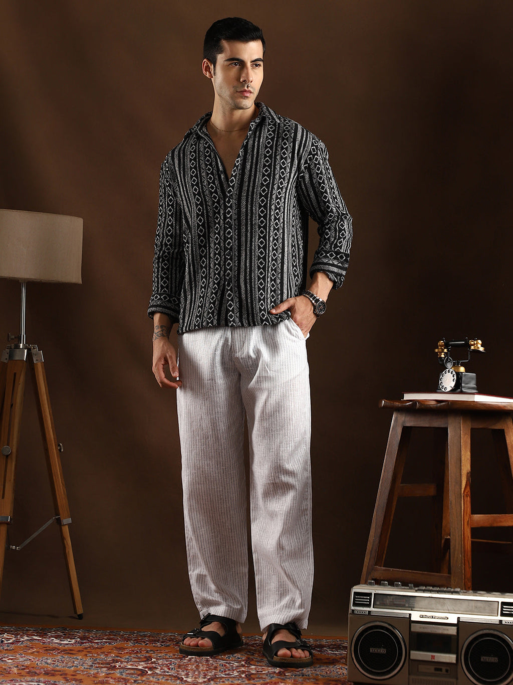 Folk-Weave Shirt