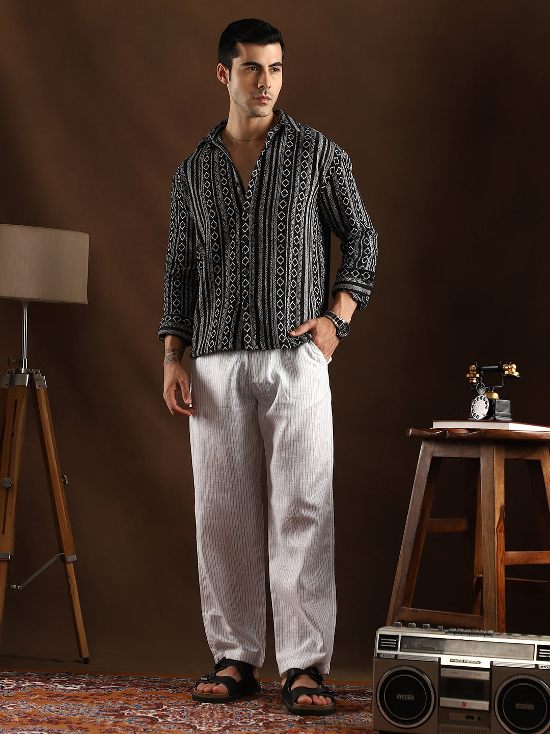 Folk-Weave Shirt