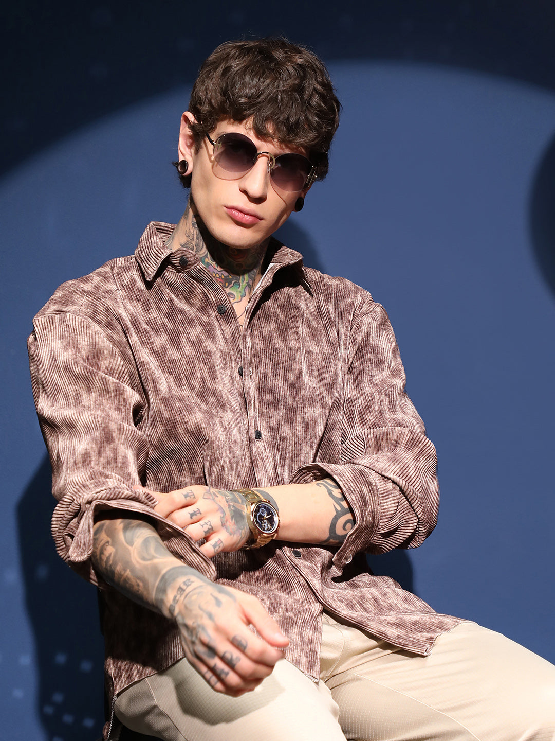 Faded Corduroy Relaxed Shirt