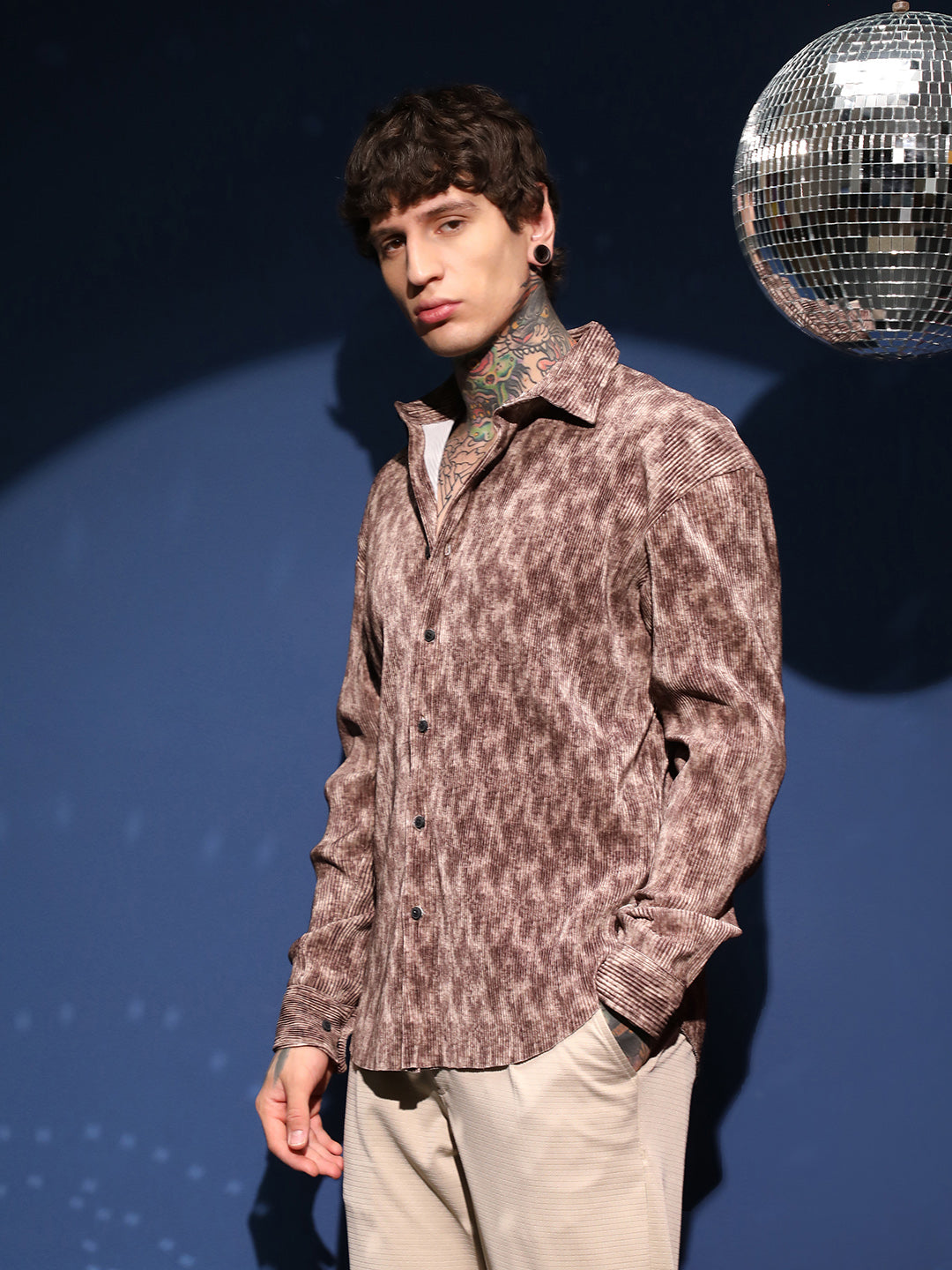 Faded Corduroy Relaxed Shirt