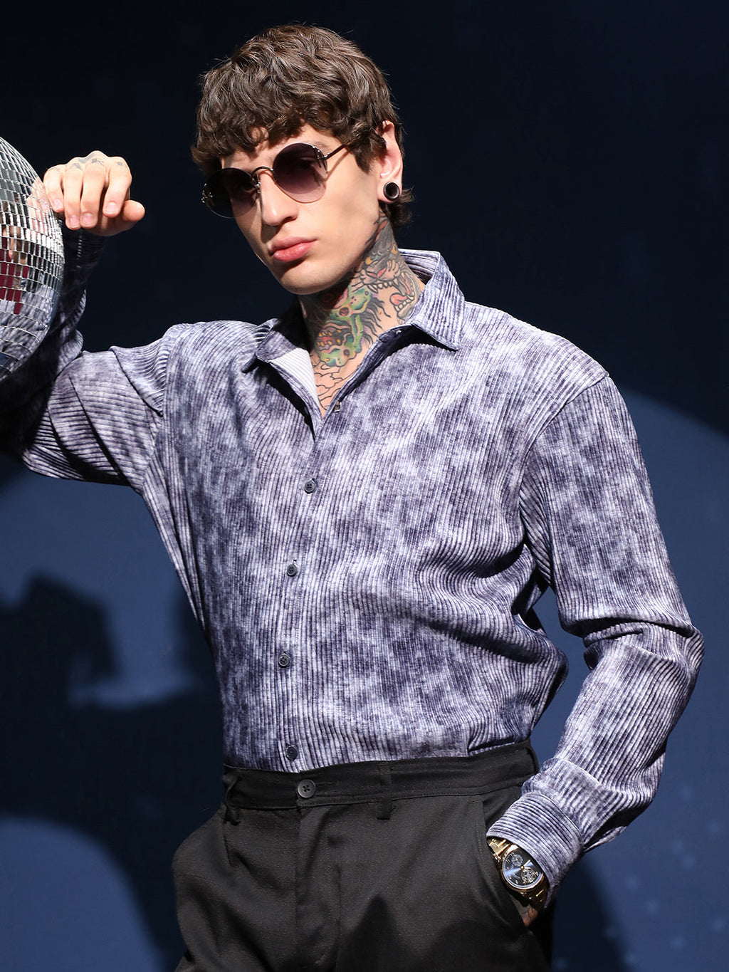 Faded Corduroy Relaxed Shirt