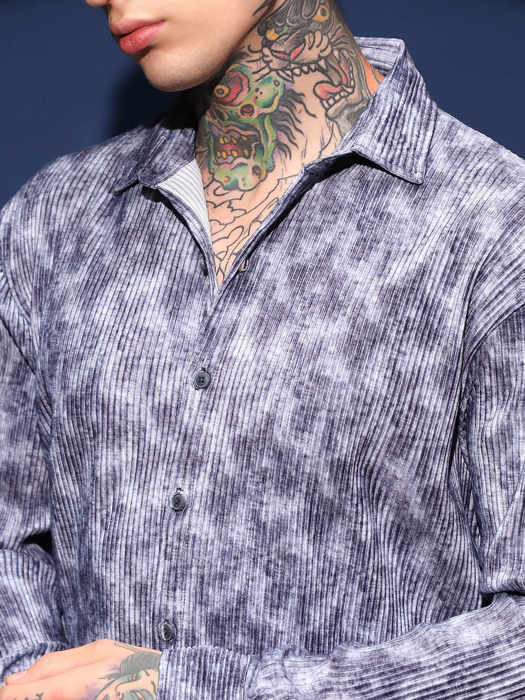 Faded Corduroy Relaxed Shirt