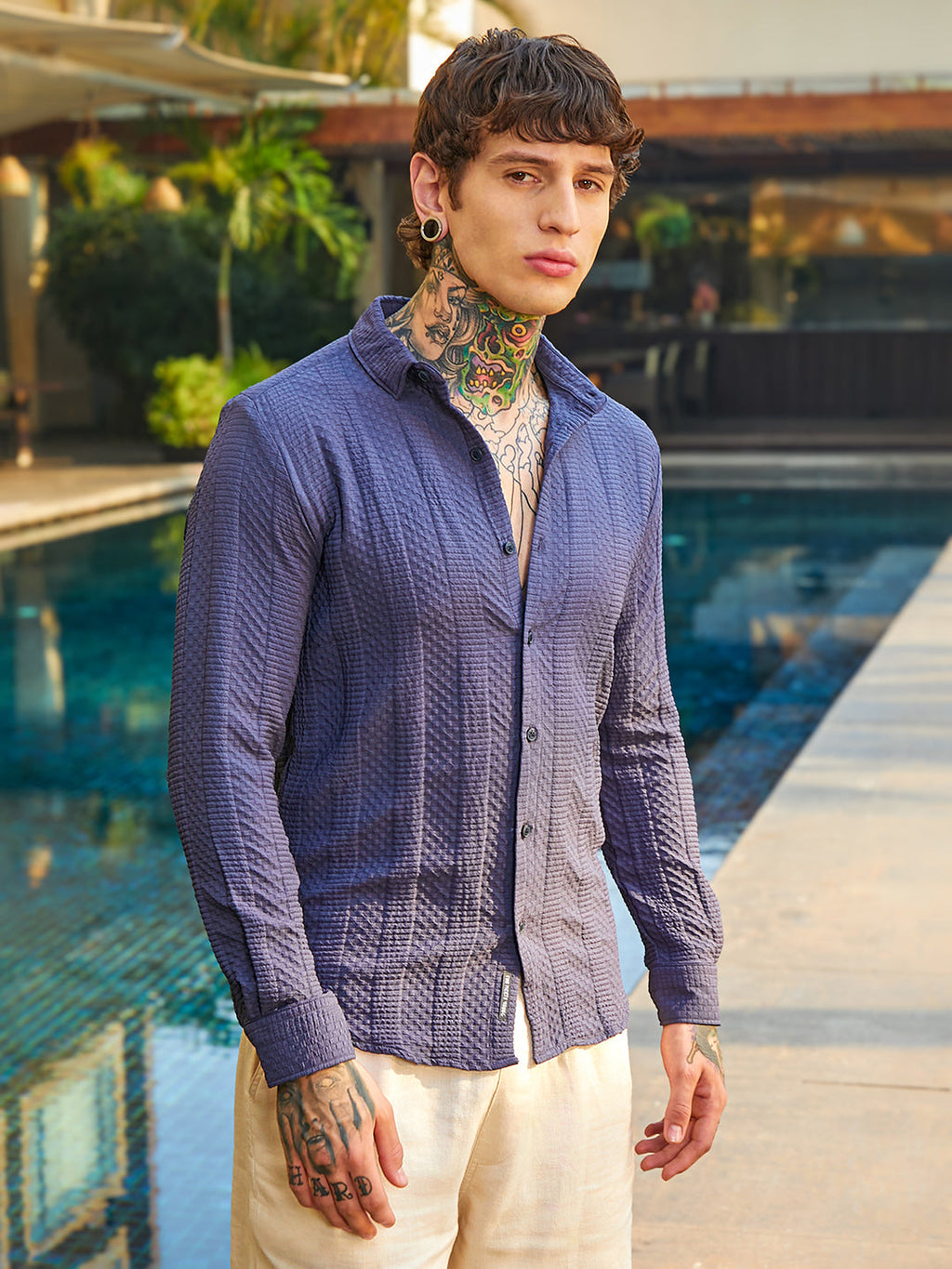 Parallel-Check Tactile Shirt