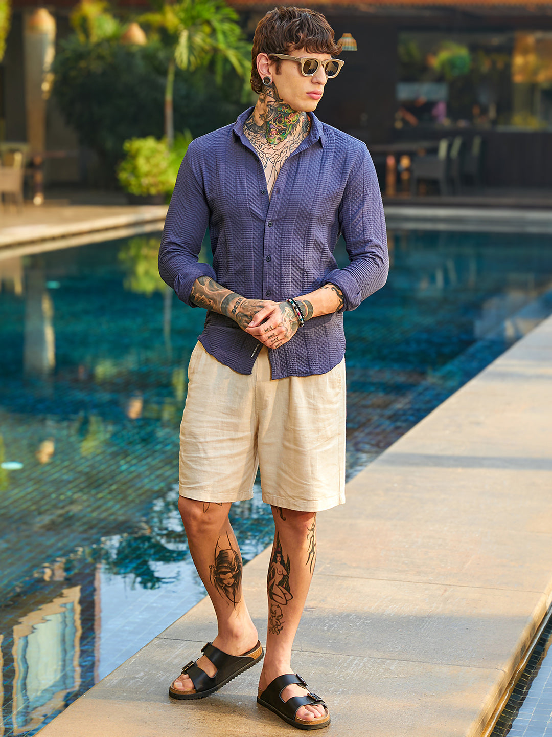 Parallel-Check Tactile Shirt