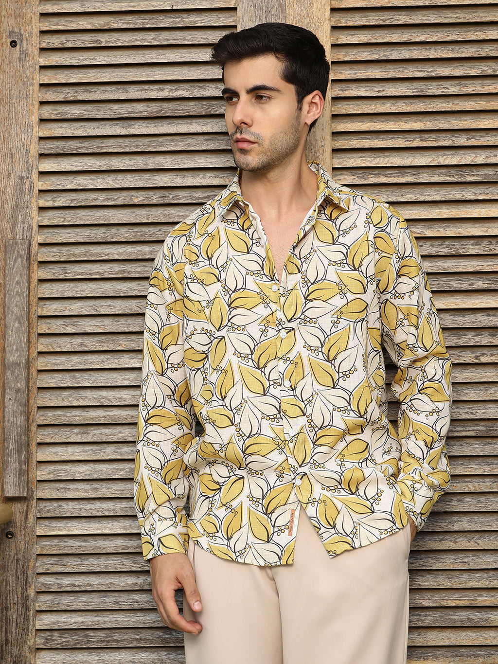 Leaflet Imprint Shirt