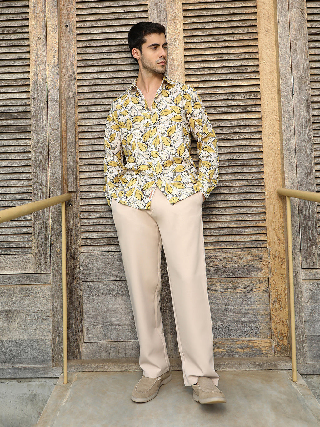 Leaflet Imprint Shirt