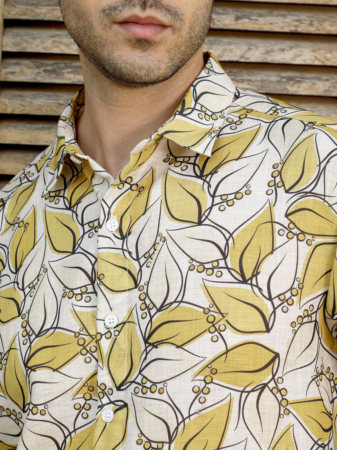 Leaflet Imprint Shirt