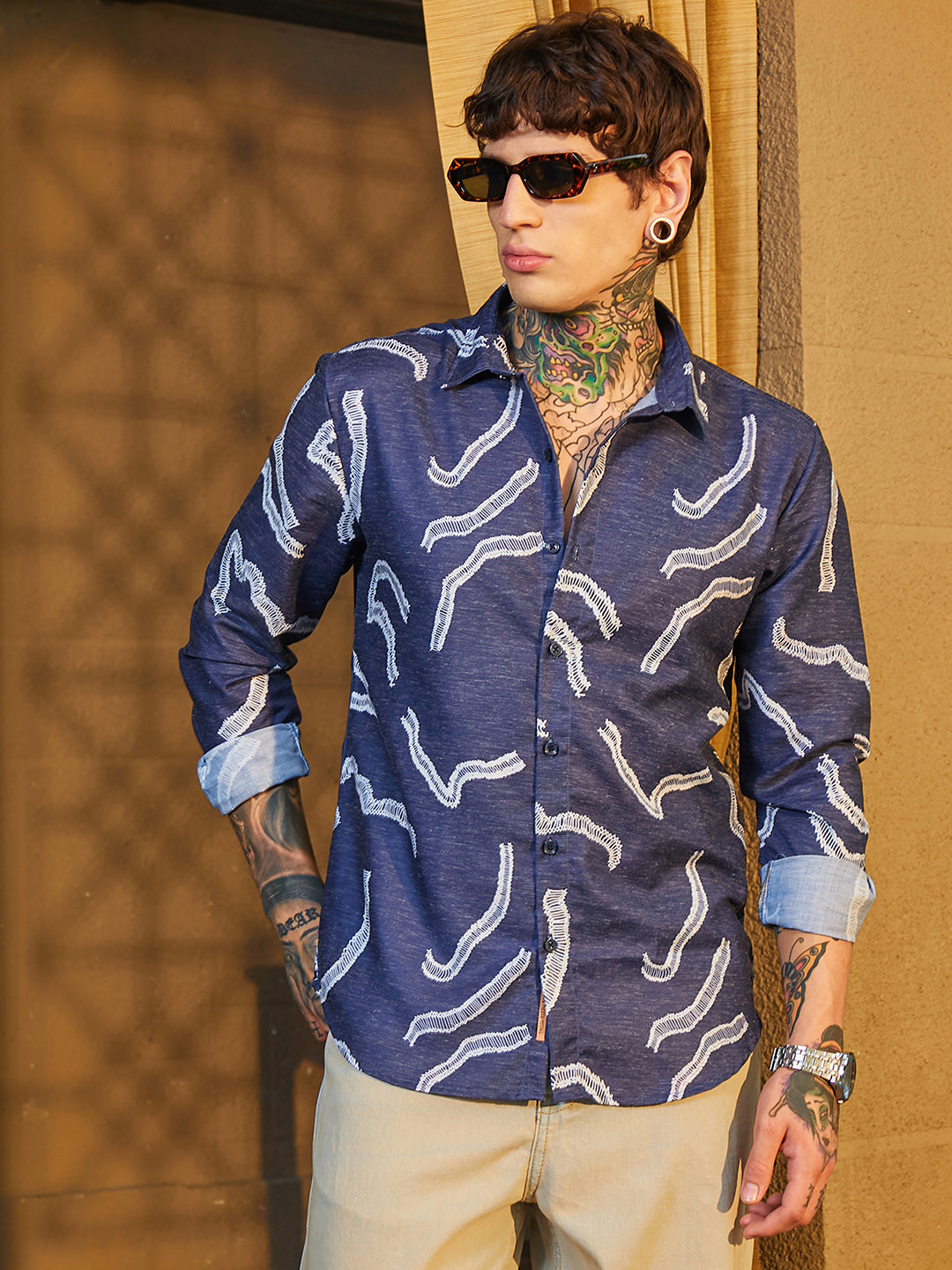 Cross-Stitch Crawler Shirt