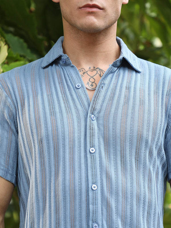 Ridge Knit Shirt