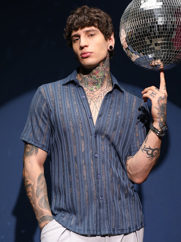 Ridge Knit Shirt