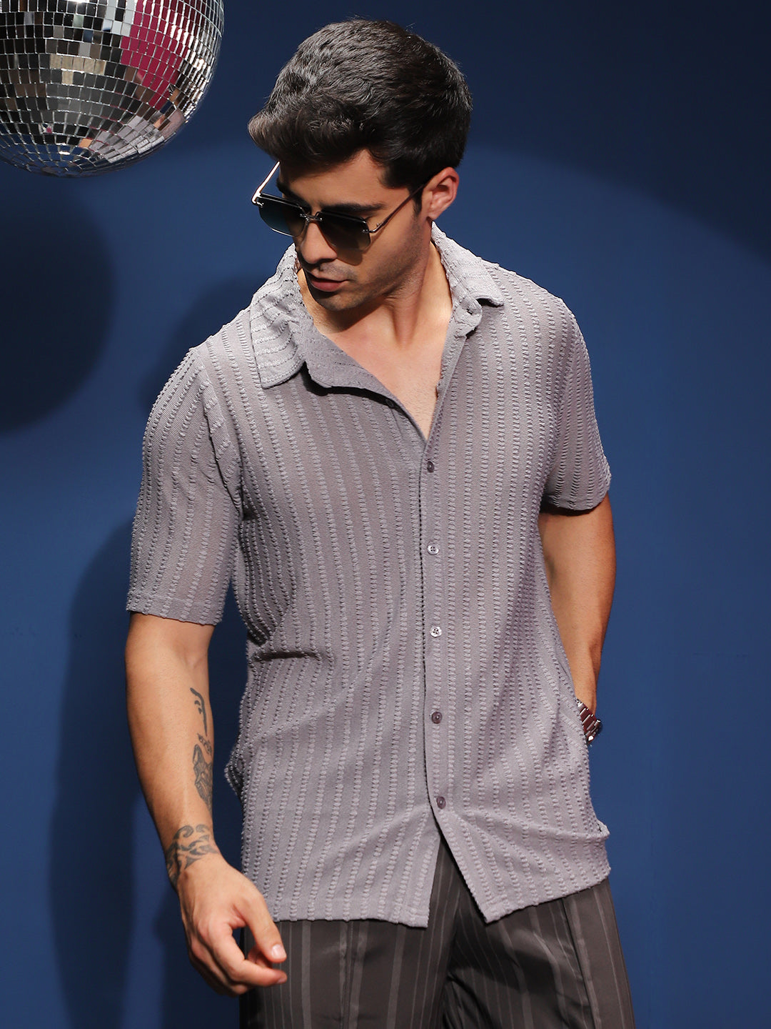 Grid-Tactile Shirt
