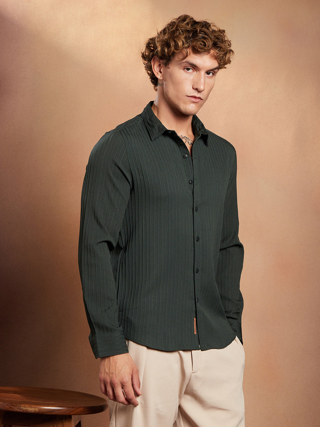 Pinstripe-Tactile Shirt