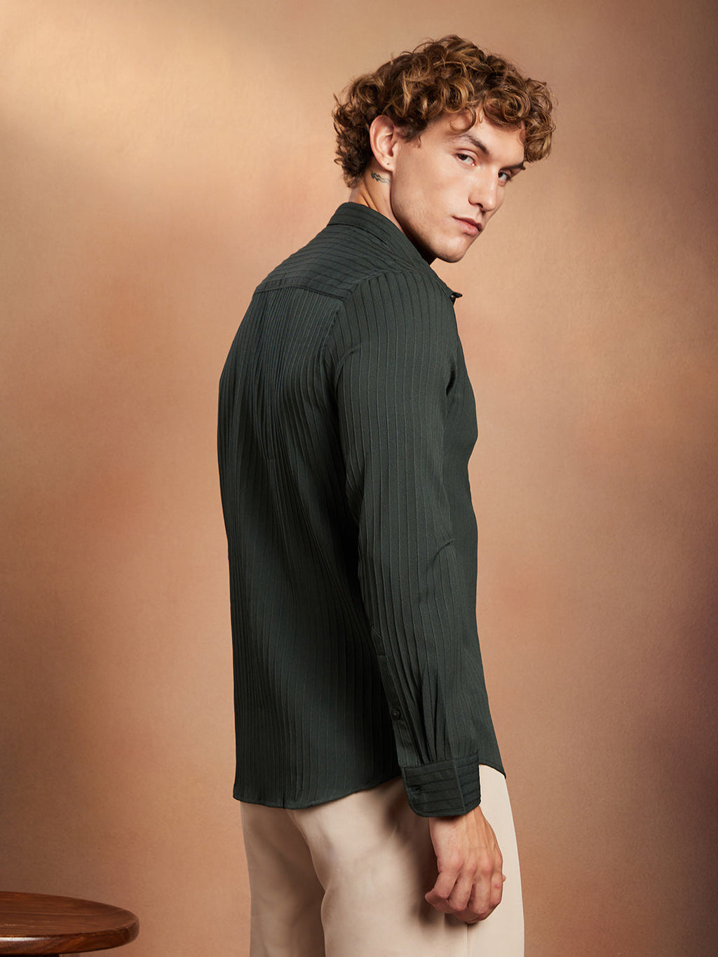 Pinstripe-Tactile Shirt