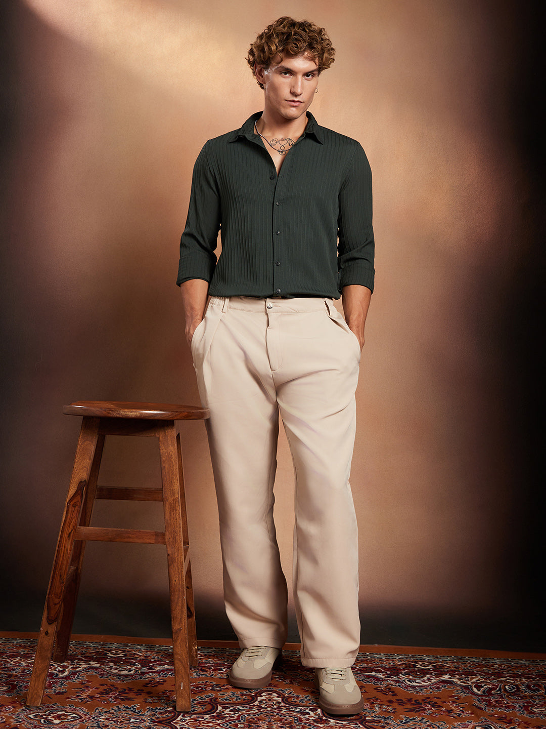 Pinstripe-Tactile Shirt