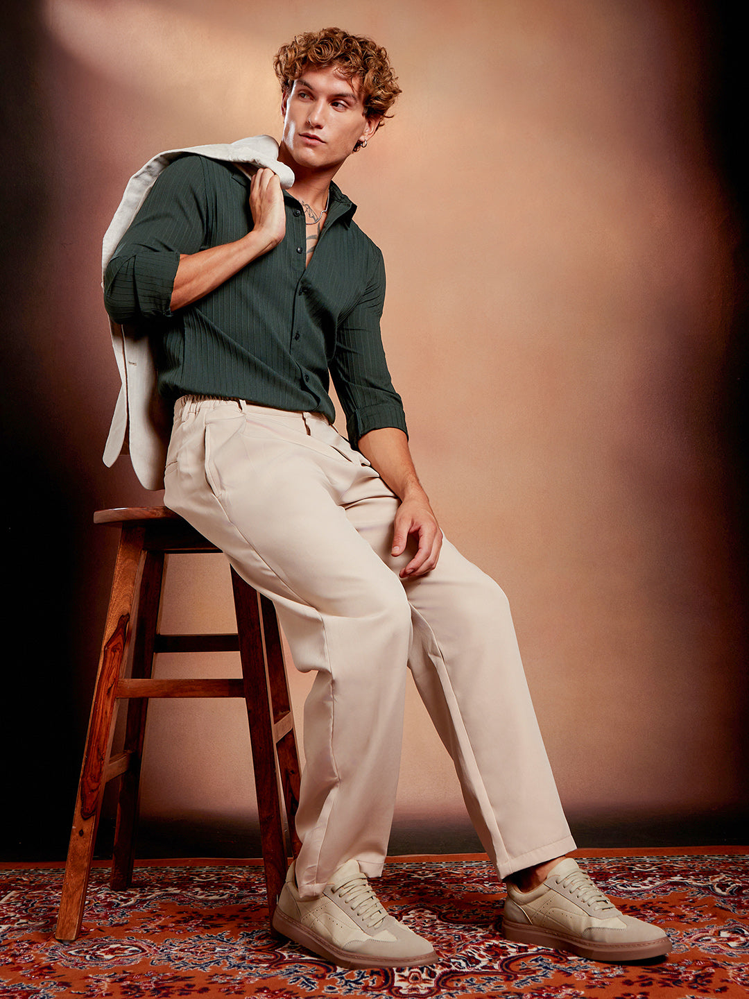 Pinstripe-Tactile Shirt