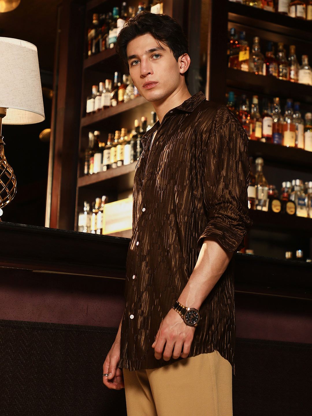 Pleated-Rhombus Shirt