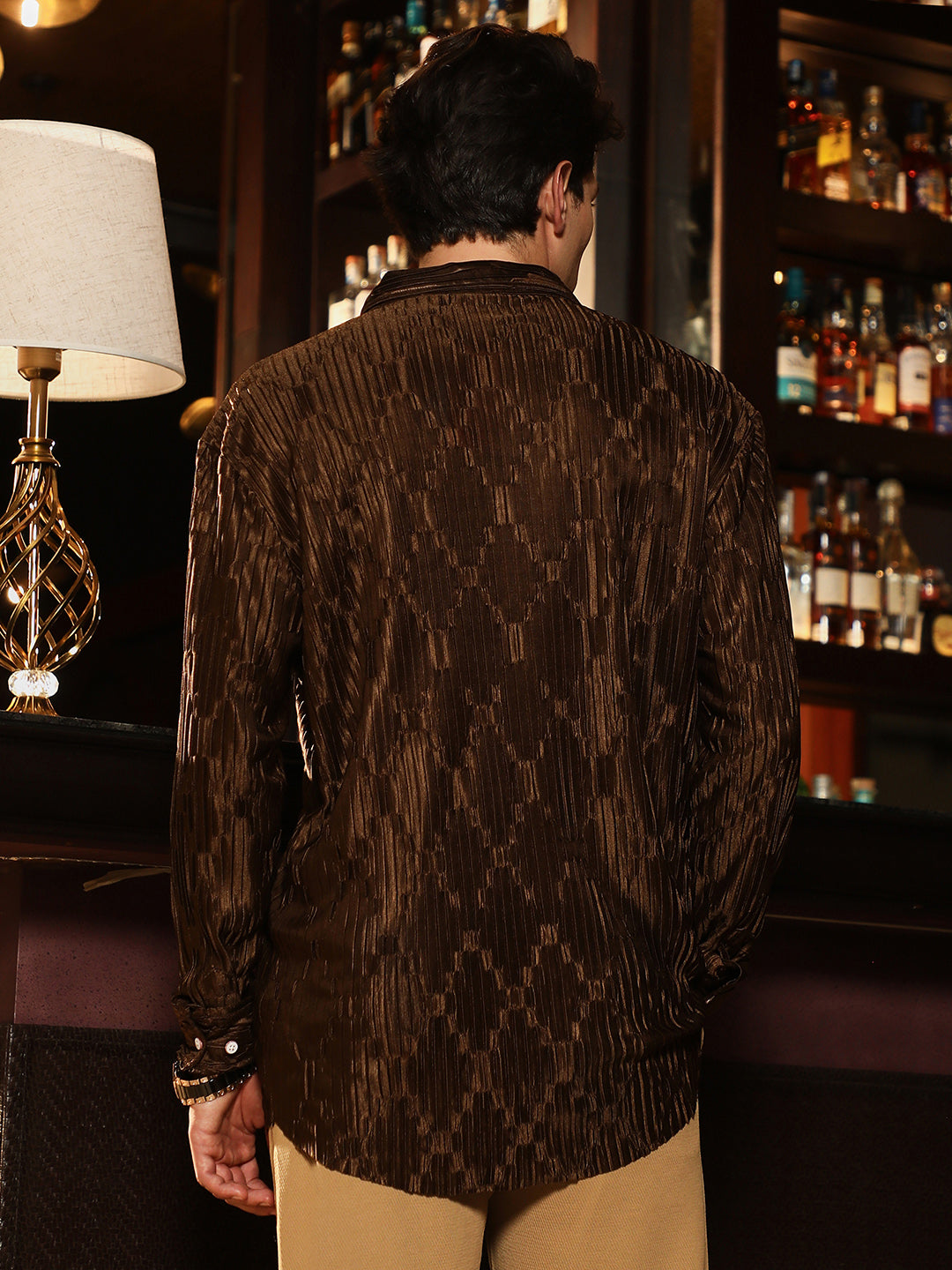 Pleated-Rhombus Shirt