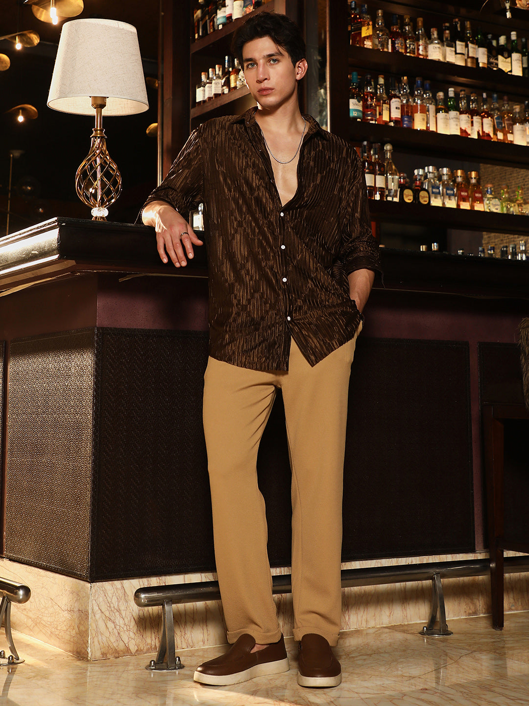 Pleated-Rhombus Shirt