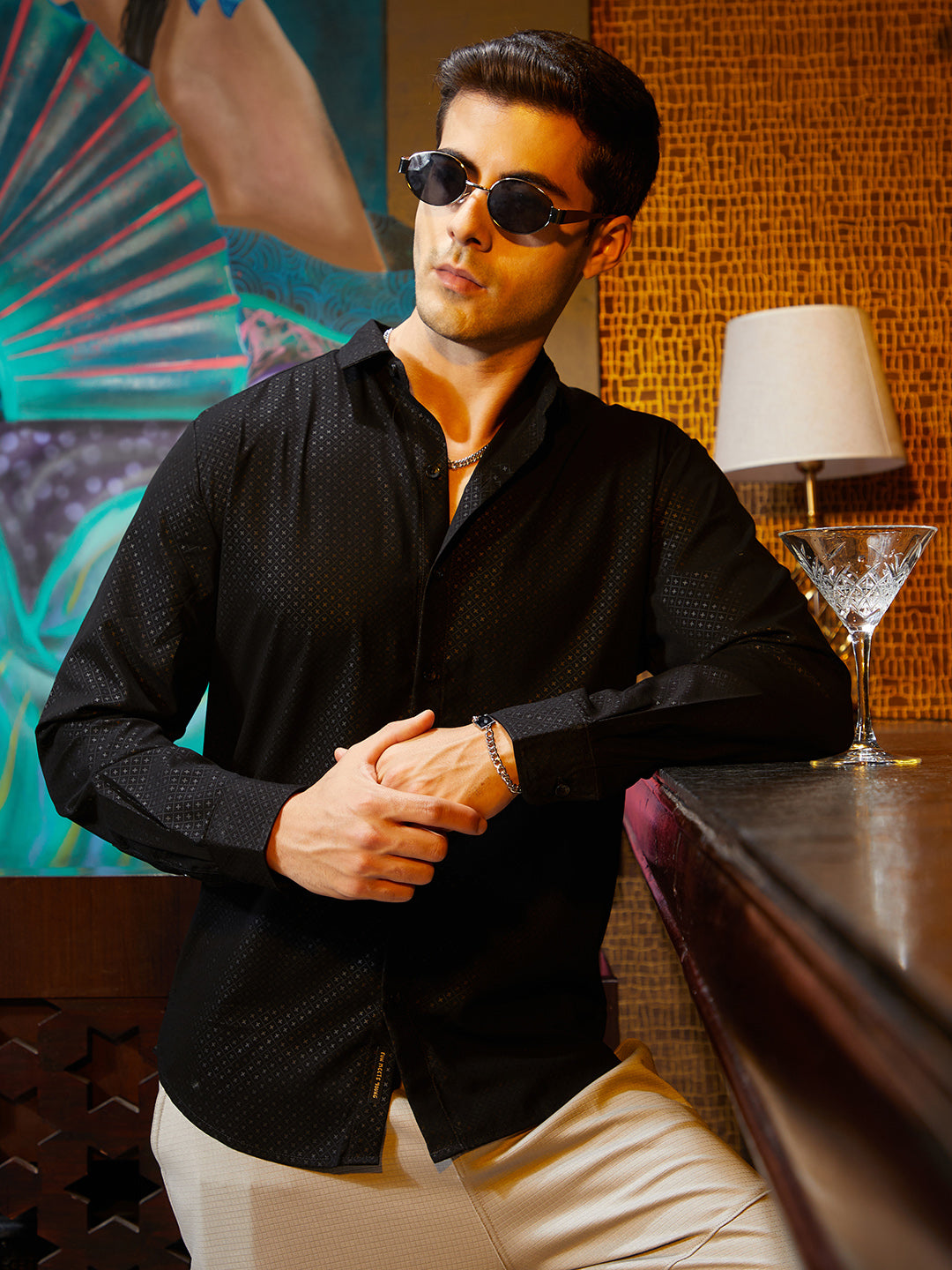 Cross-Stitch Imprint Shirt