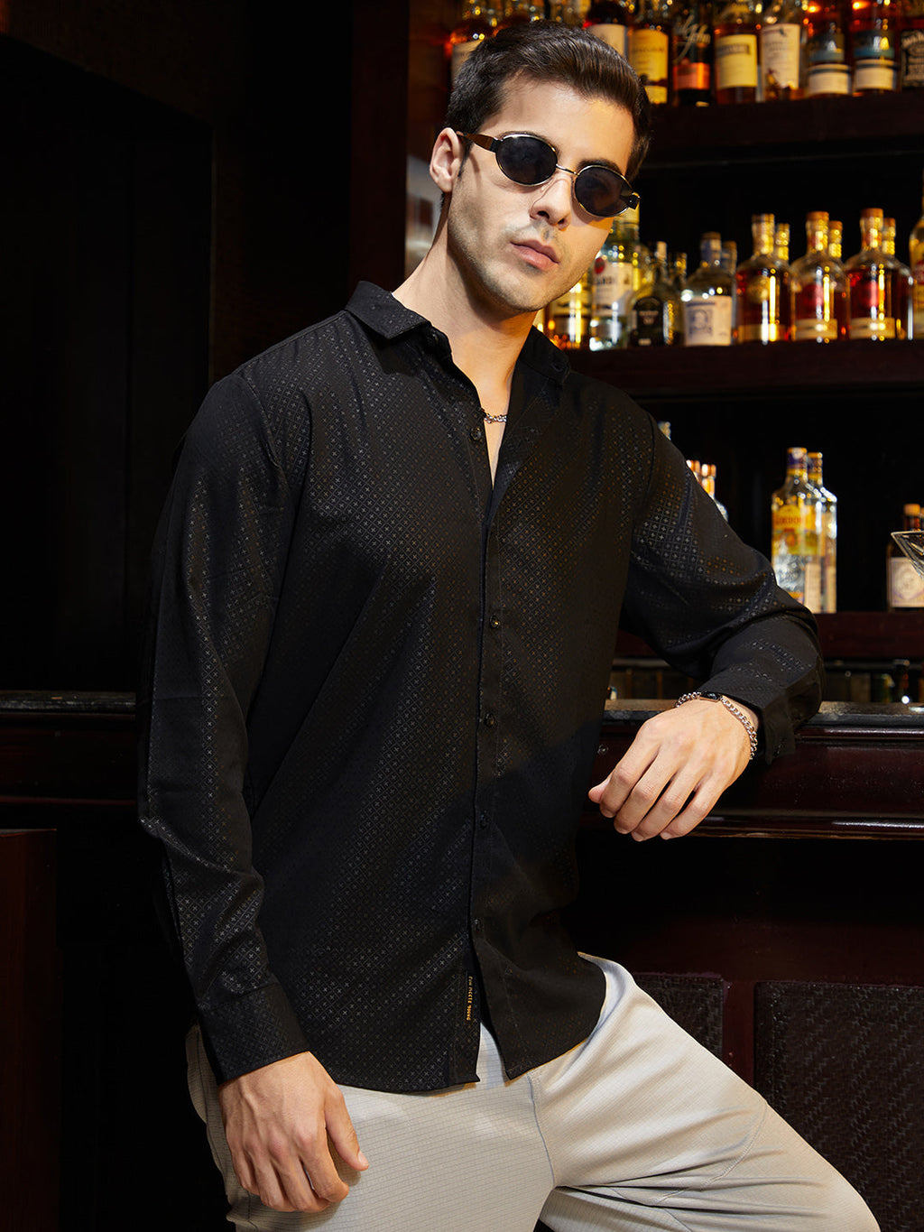 Cross-Stitch Imprint Shirt